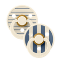 STUDIO Colour 2 Pack Pin - Ivory Steel Blue Mix - BIBS