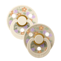 BIBS x LIBERTY Colour 2 Pack Strawberries and Cream - Ivory Mix - BIBS