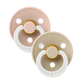 BIBS Colour 2 PACK Blush GLOW/Vanilla GLOW [product_typ] - BIBS EU
