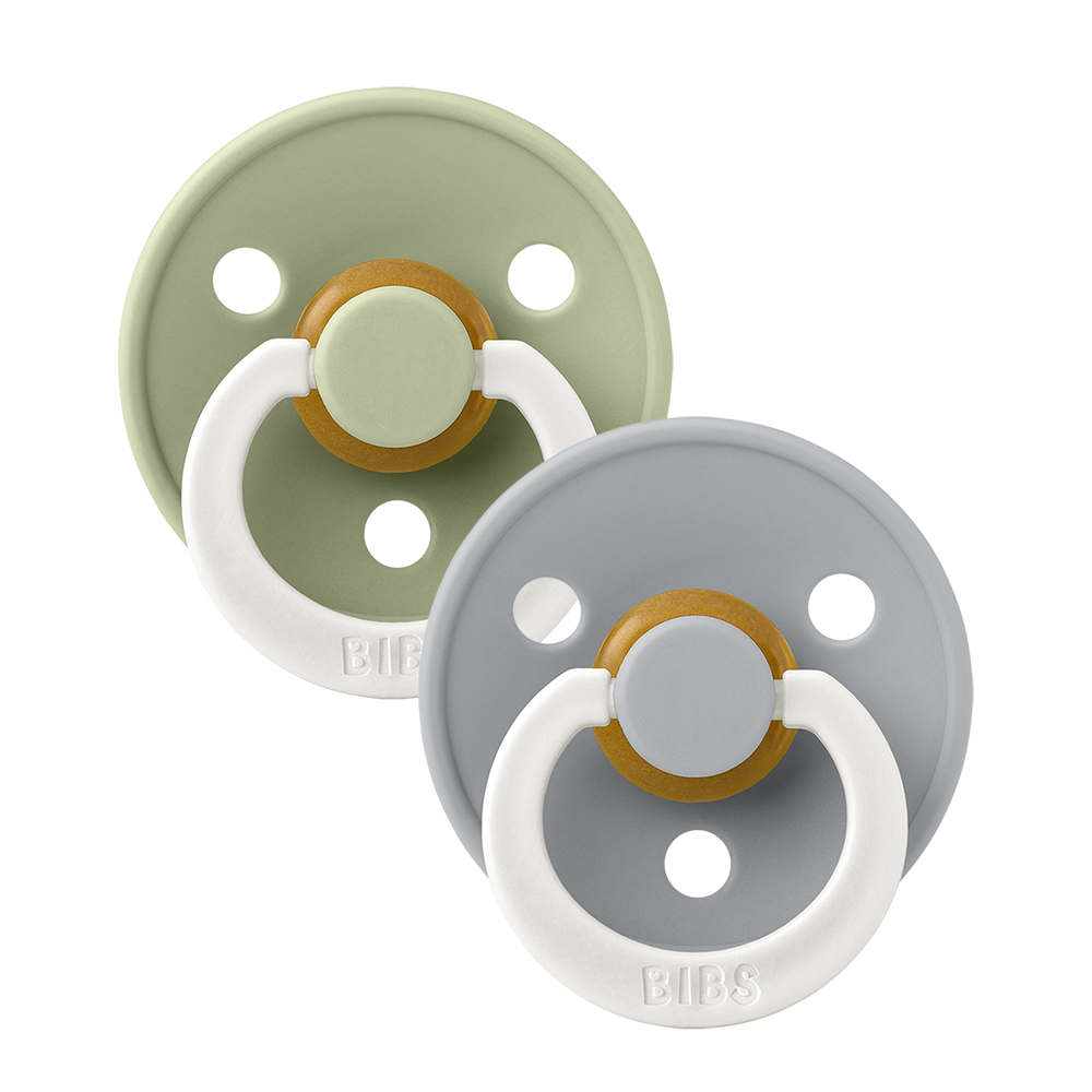 BIBS Colour 2 PACK Sage GLOW/Cloud GLOW [product_typ] - BIBS EU