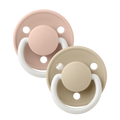 BIBS De Lux 2 PACK Blush GLOW/Vanilla GLOW [product_typ] - BIBS EU