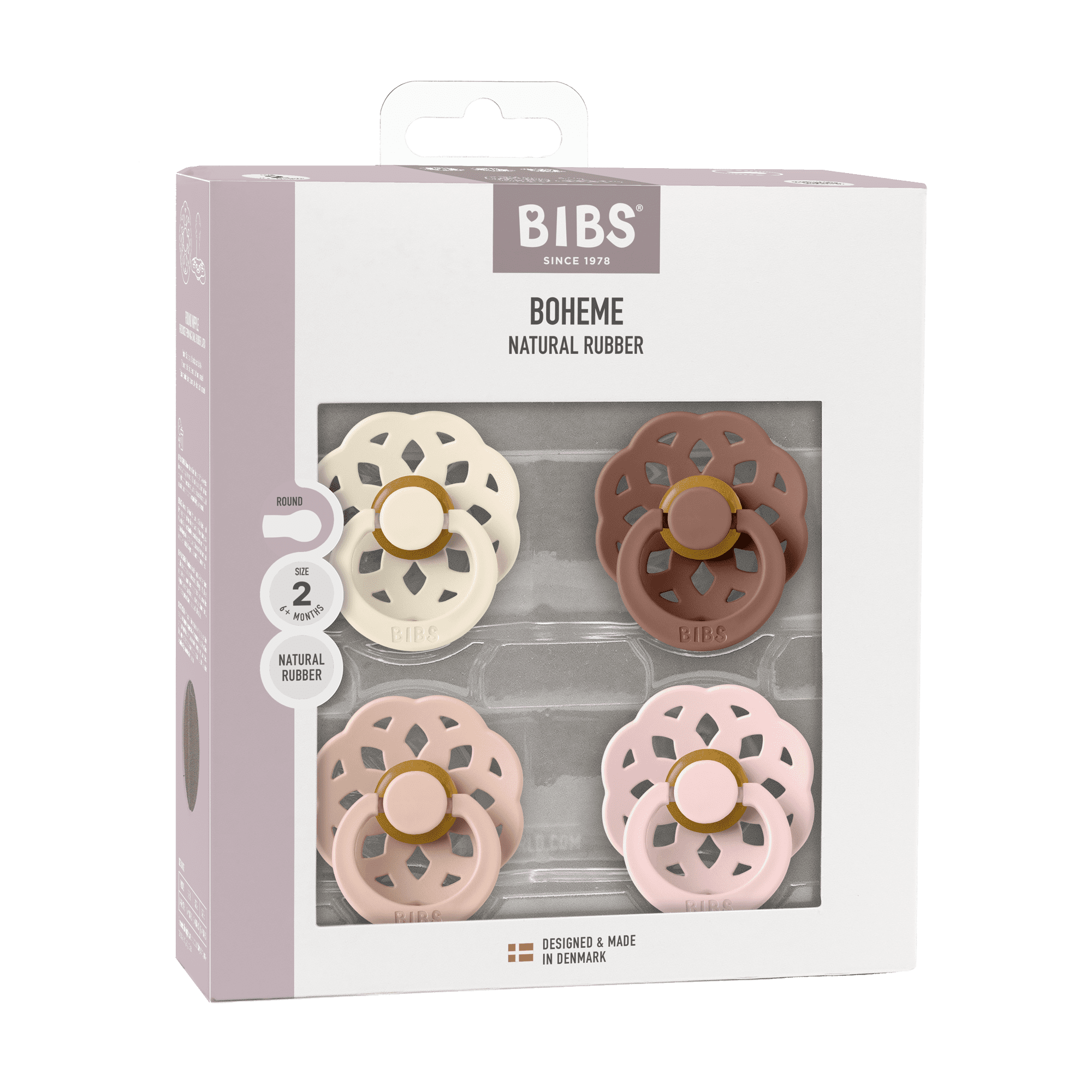 Boheme 4 PACK - Ivory/Blush/Woodchuck/Blossom