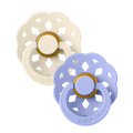 Boheme Pacifiers 2 Pack - Ivory/Hush - BIBS