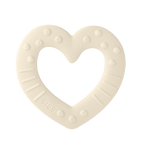 Baby Bitie Heart - Ivory - BIBS