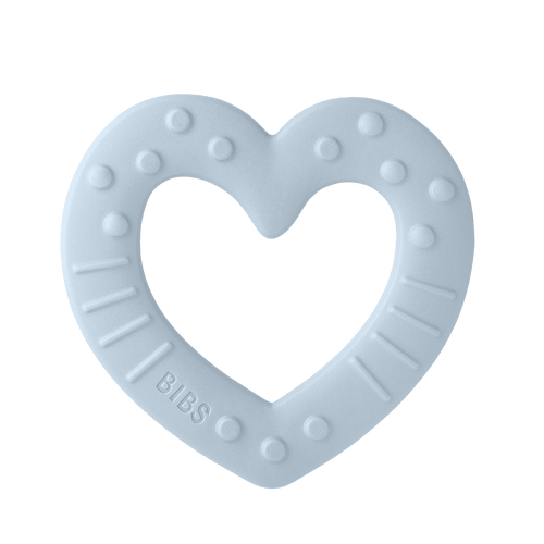 Baby Bitie Heart - Baby Blue - BIBS