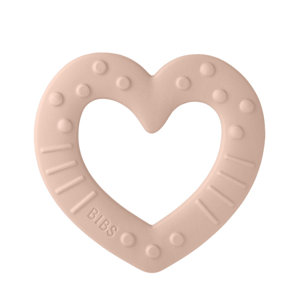 Baby Bitie Heart - Blush - BIBS