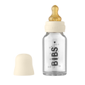 Baby Glass Bottle Complete Set 110ml Ivory