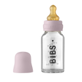 Baby Glass Bottle Complete Set 110ml Dusky Lilac