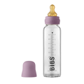 Baby Glass Bottle Complete Set Latex 225ml Mauve