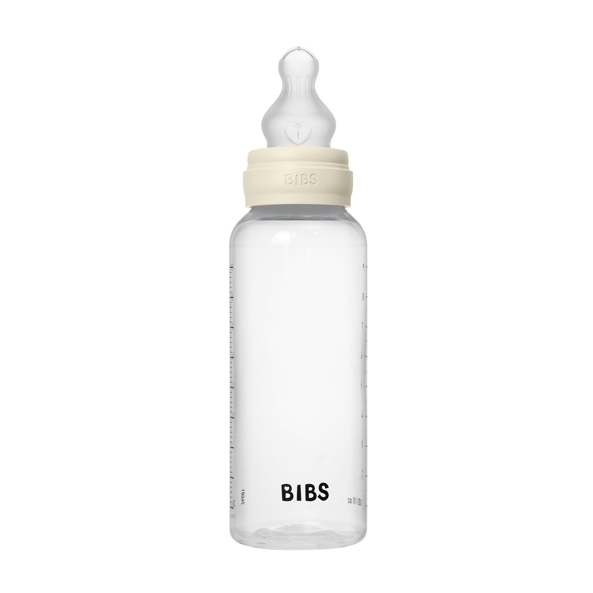 Baby Bottle Complete Set 270ml Silicone - Ivory