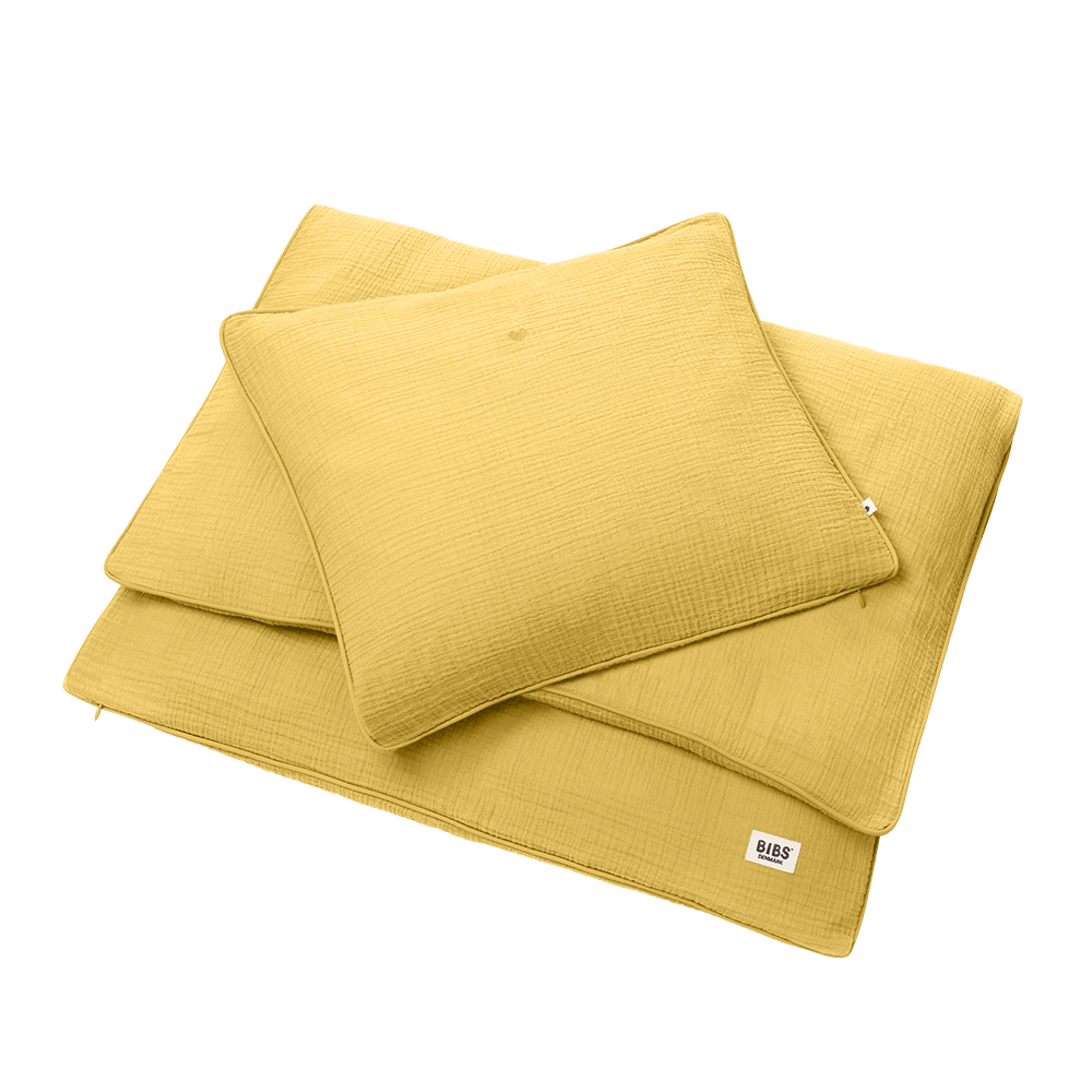 Baby Bedding - Mustard - BIBS