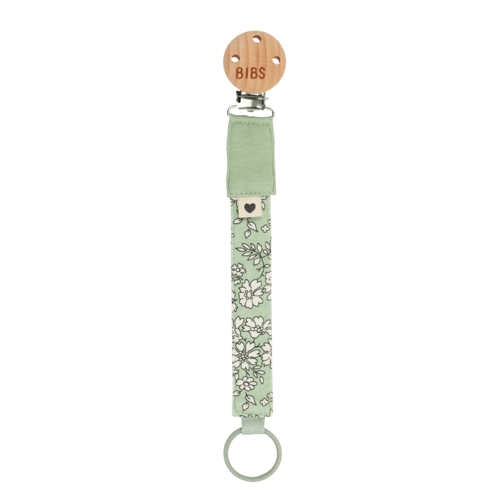 BIBS x LIBERTY Bib & Clip Set Capel - Sage - BIBS