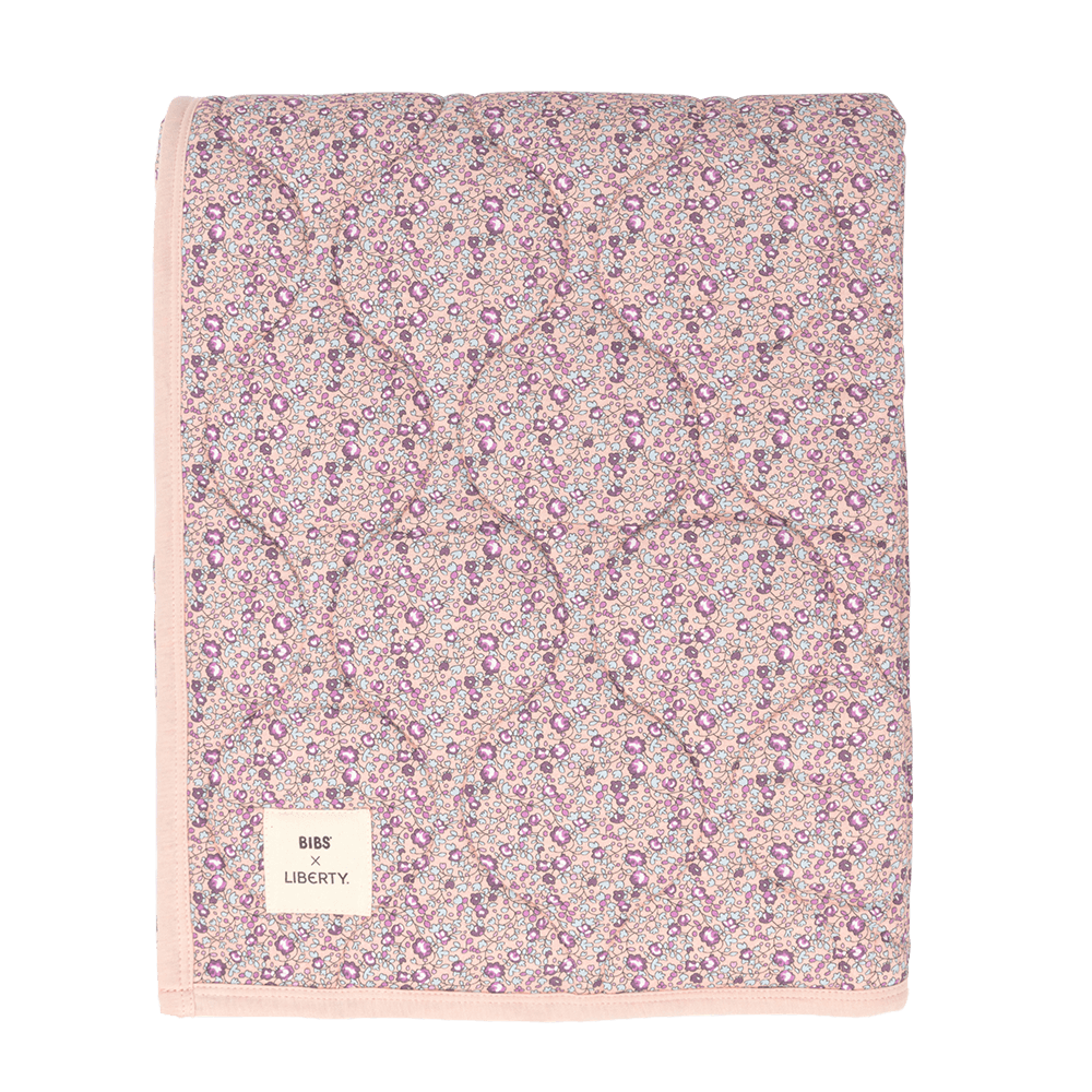 BIBS x LIBERTY Quilted Blanket Eloise - Blush - BIBS