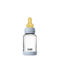 Baby Glass Bottle Set 120ml Latex - Baby Blue