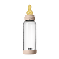 Baby Glass Bottle Boheme Set 240ml Latex - Blush