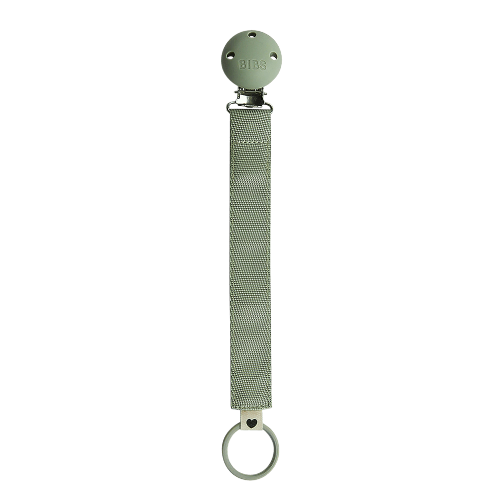 Pacifier Clip Ribbon - Sage - BIBS