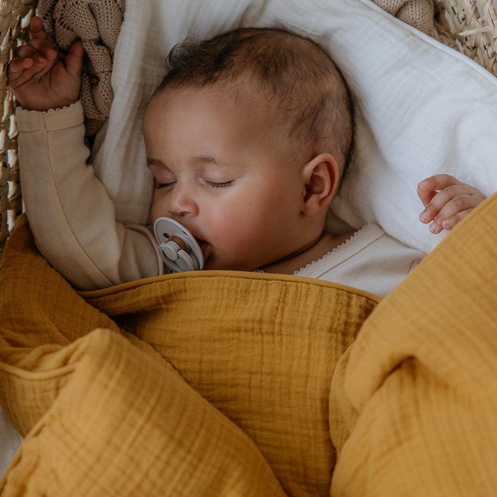 Baby Bedding - Mustard - BIBS
