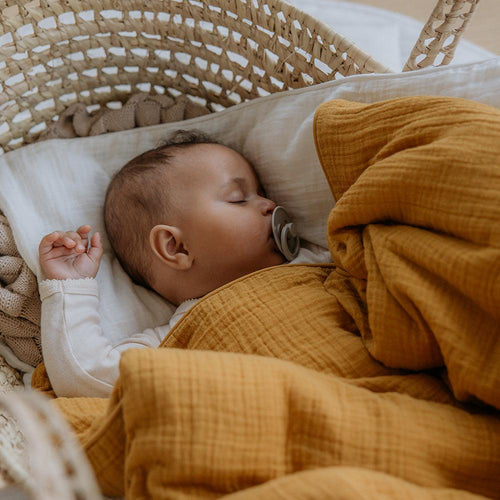 Baby Bedding - Mustard - BIBS