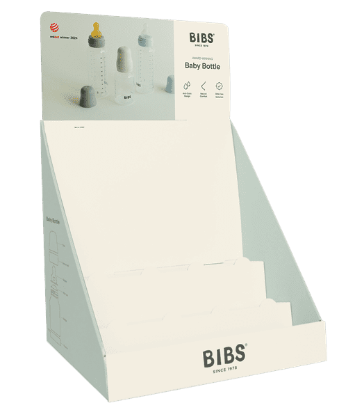 BIBS Counter Display - Plastic bottle - Top sign