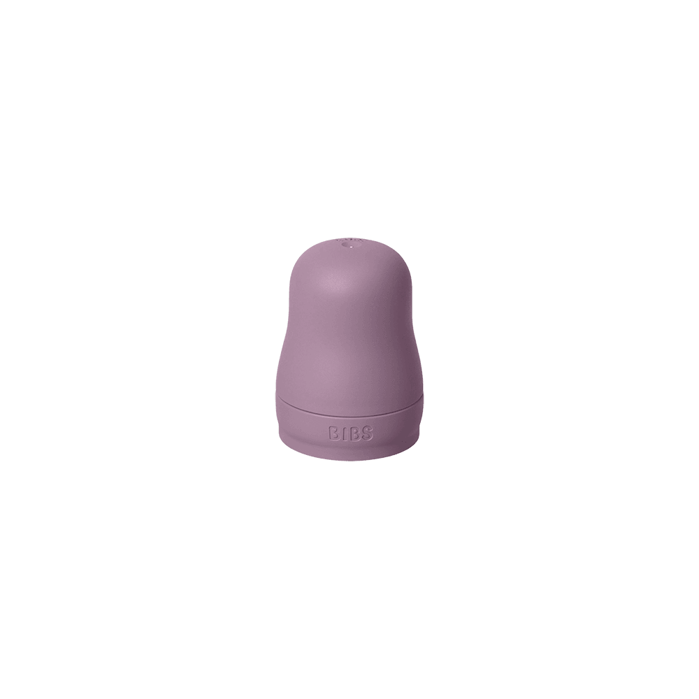purple coloured bibs baby bottle cap