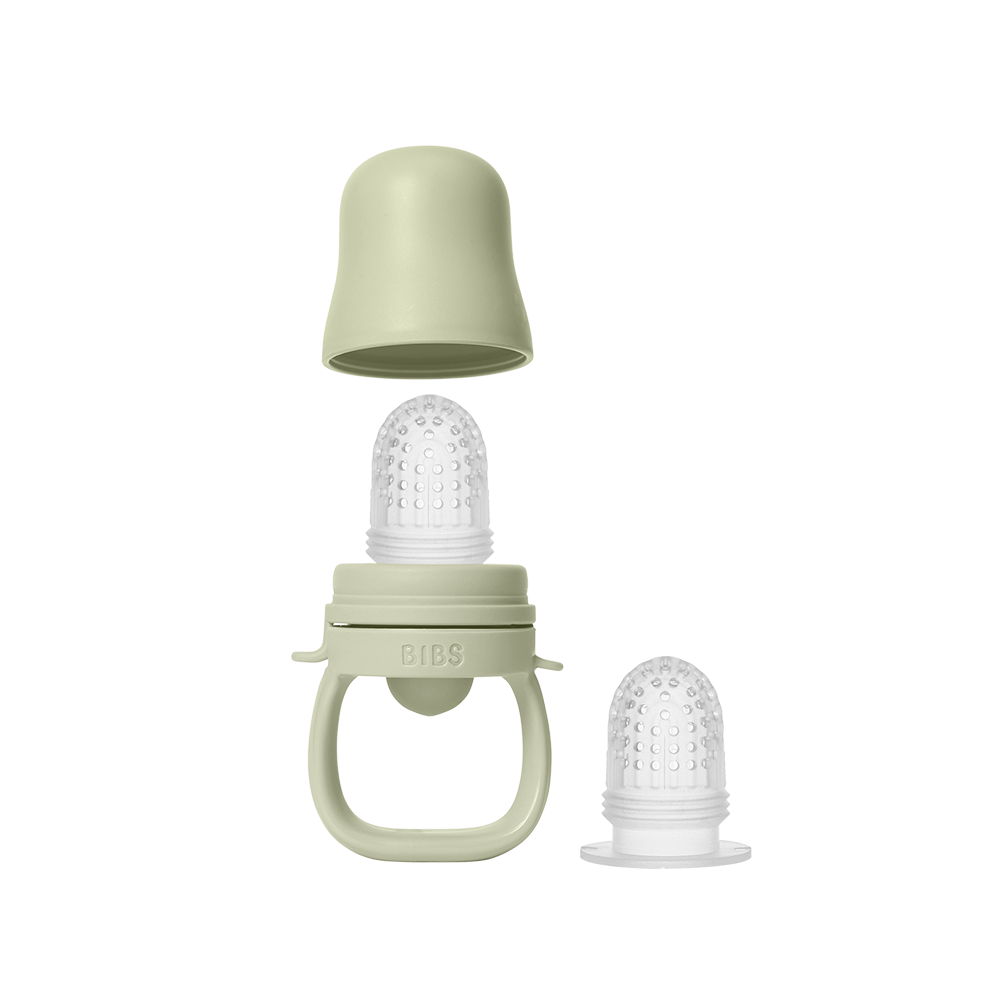 bibs baby feeder sage with silicone nipples