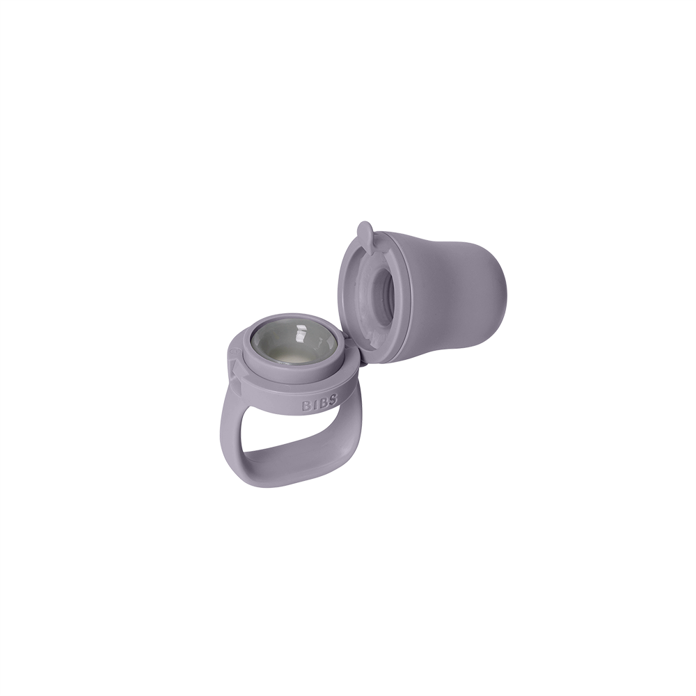 bibs purple baby feeder open