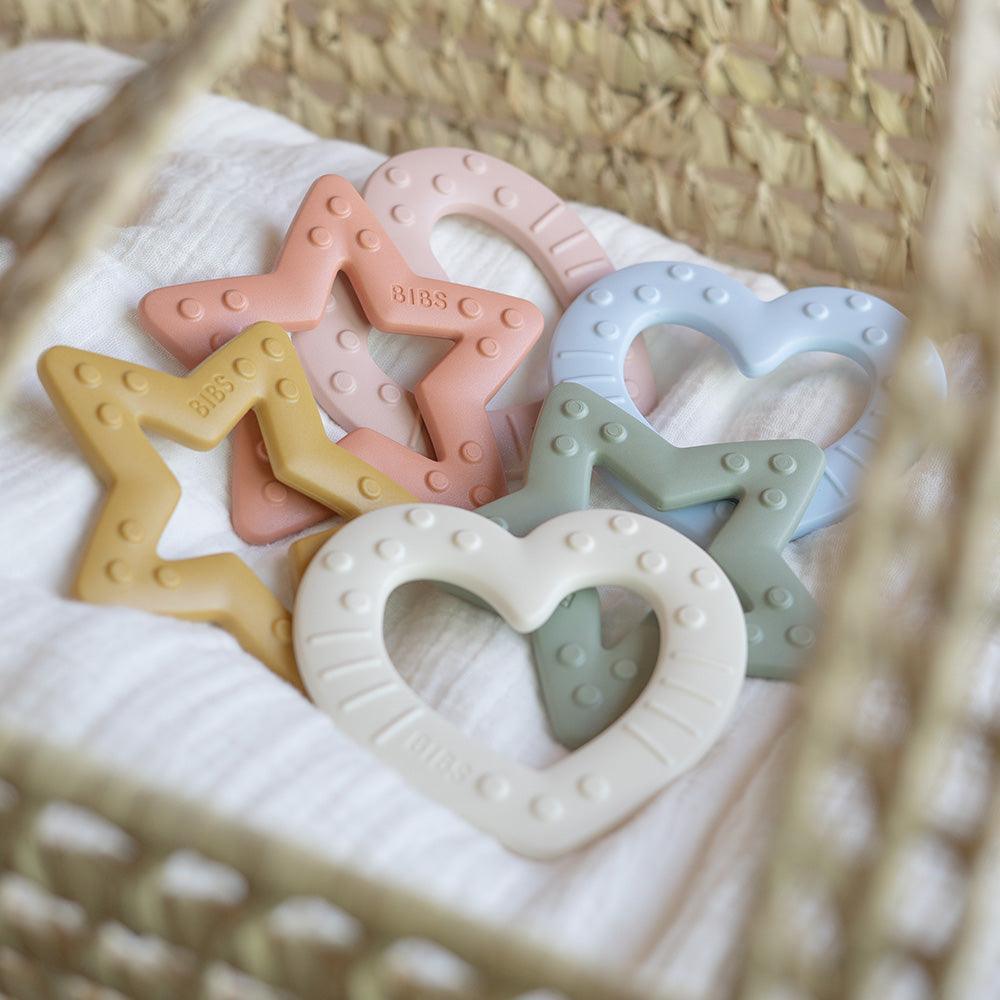 Baby Bitie Star - Peach - BIBS