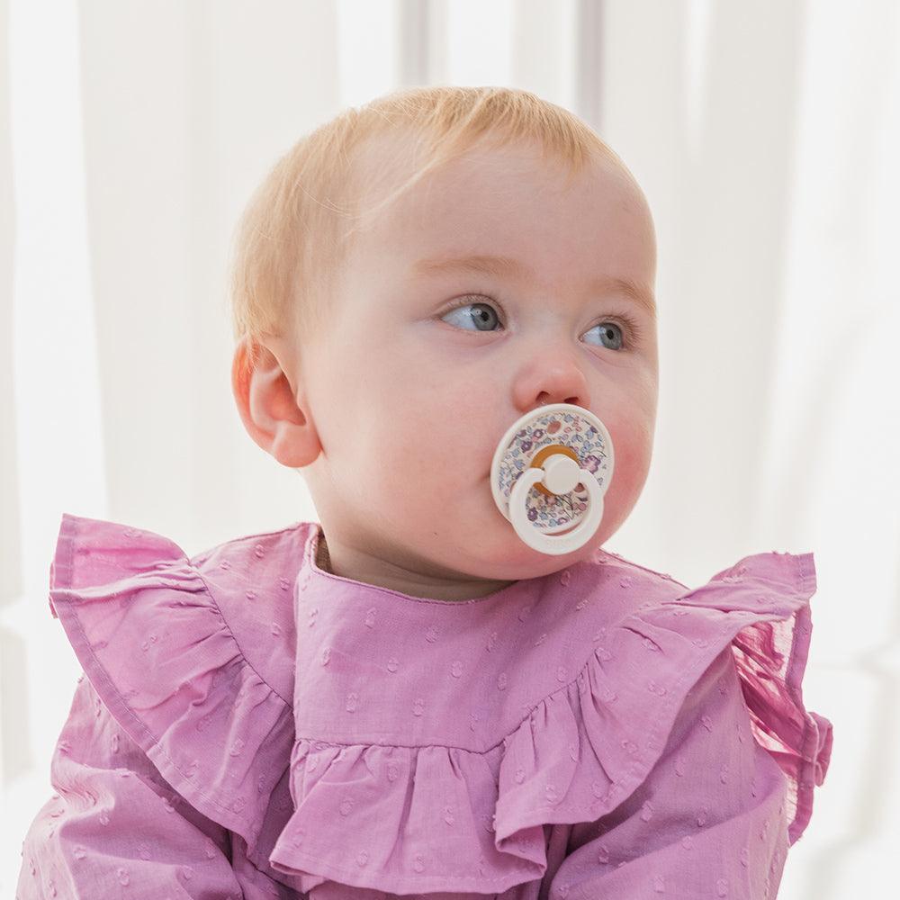 BIBS x LIBERTY Colour 2 Pack Chamomile Lawn - Violet Sky Mix - BIBS