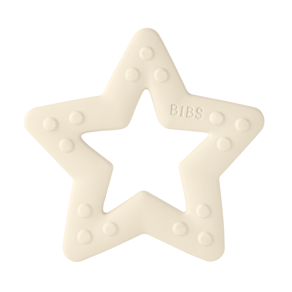 Baby Bitie Star - Ivory - BIBS